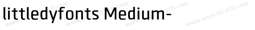 littledyfonts Medium字体转换